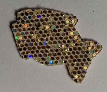 Fisch gold irisierend